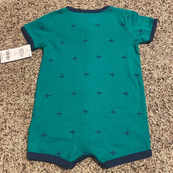 🧡 2/$15🧡 NWT Carter’s Baby Romper 🐶✈️ - Picture 6 of 6